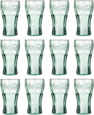 Libbey Genuine Coca Cola Tumbler Glasses 6.25oz-Green-Set of 12 -NEW-MADE IN USA picture