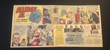 1950’s Anahist Antihistamine Allergy Al Comic Newspaper Ad 2D21 picture