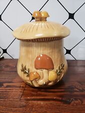 Vintage 1970’s Arnel’s Mushroom Canister With Lids picture