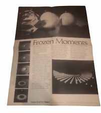 Frozen Moments & Moon Faces 2 Sided Vintage 1975 School Learning Poster picture
