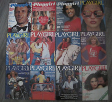 PLAYGIRL MAGAZINE FULL YEAR 1977 COMPLETE SET OF 12 ISSUES w Centerfolds picture