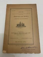 July 1926 Annals Of Iowa A Historical Quarterly Des Moines Iowa picture