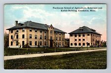 Crookston MN-Minnesota, Northwest School Of Agriculture, Vintage Postcard picture