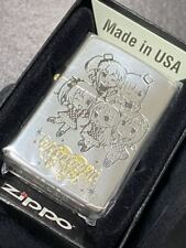 Zippo Twin Angel Live Anime Double sided processing Rare Model Made in 2018 Ca picture