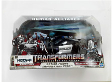 New Transformers Human Alliance BARRICADE & FRENZY RD-24 Robot Toy Police Car picture