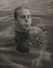 1989 BRUCE WEBER Vintage Male Nude JASON Swim Lake Adirondack Photo Art 11X14 picture