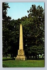 Gnadenhutten OH-Ohio, Monument Marking Massacre Christians, Vintage Postcard picture