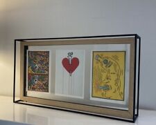 keith haring: 1994 framed postcards  picture