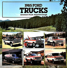 1985 FORD LIGHT DUTY TRUCK DELUXE SALES BROCHURE CATALOG ~ 12 PAGES picture