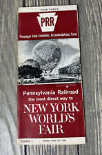 Vintage April 25 1966 Pennsylvania Railroad Passenger Train Schedule picture