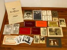 Mixed Lot Marriage Certificate Old Photos W Red Snaphot Books Antique WV picture