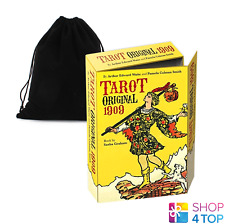 TAROT ORIGINAL 1909 CARDS KIT BOOK DECK LO SCARABEO ESOTERIC FORTUNE AND BAG NEW picture