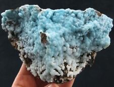 13.5cm 1.08LB sky blue  Aragonite  crystal specimen from Yunnan picture