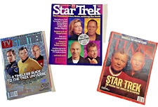 STAR TREK Vintage Magazine Covers Time & TV Guide( set Of 3) 1994, 1995 And 2002 picture