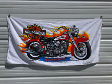 Harley Davidson Beach Towel - Franco Made In The USA - White - Vibrant picture