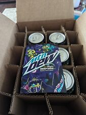 MTN Dew Baja Deep Dive 6 Pack LIMITED EDITION Promo Unopened Cans, NEW Rare picture