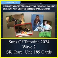 SUNS OF TATOOINE 2024 WAVE 2 SR+RARE+UN 189 CARD SET-TOPPS STAR WARS CARD TRADER picture