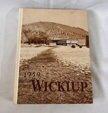 1959 Wickiup Idaho State College Pocatello Idaho Yearbook Vintage History Mint picture