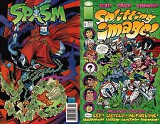 Splitting Image #1 Newsstand Cover McFarlane Back (1993) Image picture