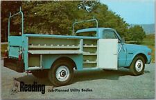Truck Conversion Advertising Postcard READING JOB-PLANNED UTILITY BODIES / NC picture