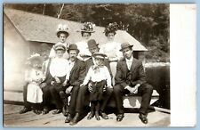 RPPC Postcard~ Outdoor Family Portrait picture