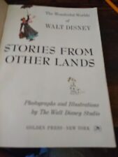 Vintage 1965 Wonderful Worlds of Walt Disney Stories From Other Lands Book picture