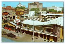 c1960s Bird's Eye View Of Ponderosa Inn Billings Montana MT Unposted Postcard picture