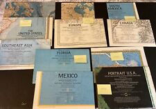 Vintage Large National Geographic Maps Assorted 11 From 1968-1976 picture