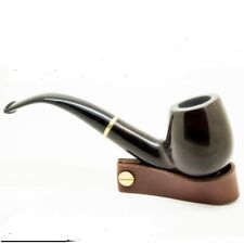 1Pcs Black Ebony Wood Smoking Pipe Accessories Tobacco Pipes 9mm Filter Pipe picture