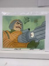 He-Man Masters of the Universe Animation Cel Man At Arms Signed Allan Oppenheim picture
