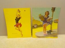 Lot of Two Vintage Pin Up Prints picture