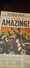 2003 Miami Florida Marlins World Series Champions 2 Miami Herald Newspaper Pages picture