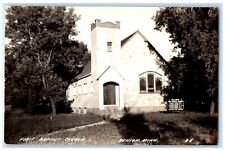 c1940's First Baptist Church Benson Minnesota MN RPPC Photo Vintage Postcard picture
