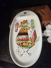 Vintage MCM Rooster Spoon Rest picture