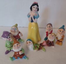 Vintage Disney's  Snow White and the Seven Dwarfs Figurine Set Japan   picture