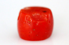 Stunning Ancient RED Coral Bead. Tibetan RED Coral Bead. 11 mm 8.5 Carat #G379 picture
