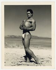 Bill Melby 1950 Bruce Of LA 5x4 Buff Flexing Beefcake Spectacular Physique Q8442 picture