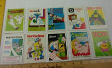 Fleer Crazy Magazine Covers sticker lot of 10 card VINTAGE 1970s c picture