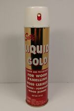 Vintage 1970's Scott's Liquid Gold Wood Cleaner 10oz NOS Full Can Movie TV Prop picture