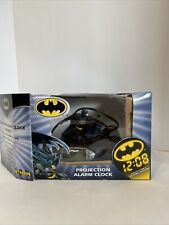 Batman Projection AM/FM Alarm Clock Radio projects time & bat-signal w/Box picture