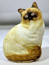 2007 Patty Reed Designs “Fluffy” Cat Feline Plush Pillow 14