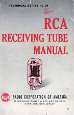 RCA RECEIVING TUBE MANUAL RC-24 1965 PDF picture