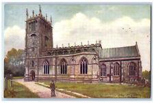 Loughborough England Postcard All Saints Church c1910 Unposted Oilette Tuck Art picture