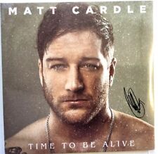 Matt Cardle – Time To Be Alive 2018 double LP Album vinytl record MINST - SIGNED picture