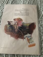 Antique 1934 Ligget And Myers Paper Cigarette Advertisement For Women picture