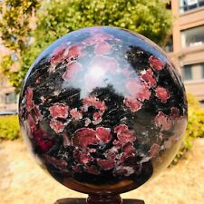 25.23LB Natural Beautiful Fireworks ball Quartz Crystal Sphere Healing 677 picture