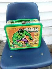 Vintage The Incredible Hulk Metal Lunchbox 1978 Aladdin picture