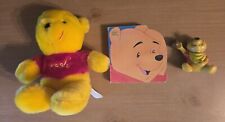 Winnie The Pooh Plush Toy AND Figurine AND Board Book -- SEE DESCRIPTION picture