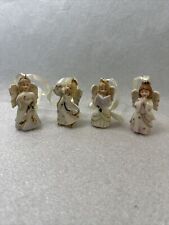 Lenox Set Of 4 Mini Angel Ornaments Believe, Love, Joy & Noel picture