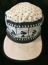 Collectible Vintage mickey mouse unisex black and white movie reel imaged hat picture